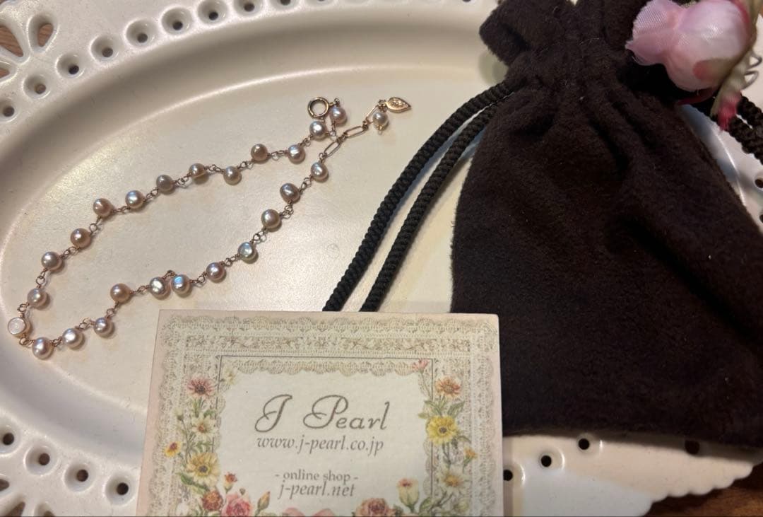 ジェイパール　代官山　J pearl 淡水パール　ブレスレットJ Pearl;未使用