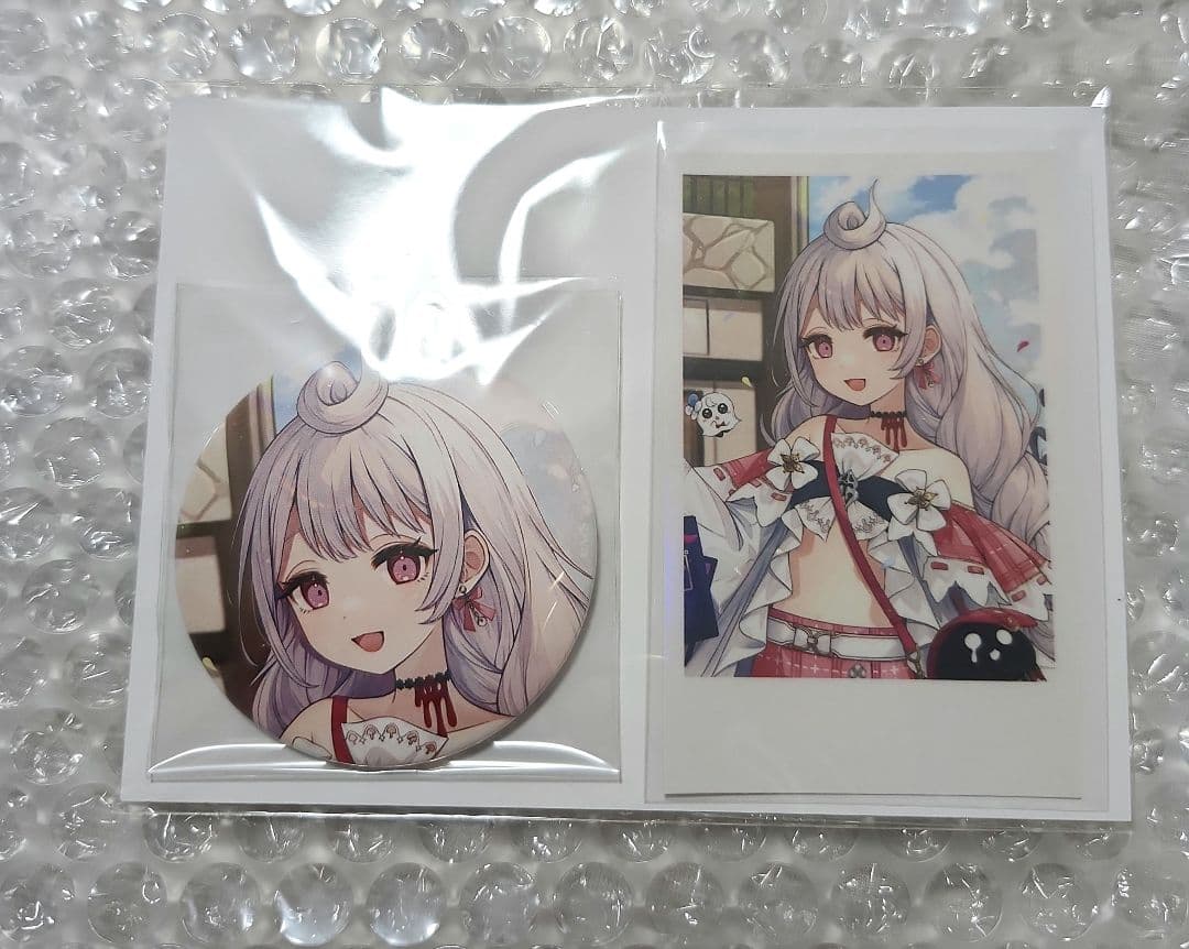 にじさんじEN 遠藤霊夢 誕生日2024 缶バッジ&チェキ風カード