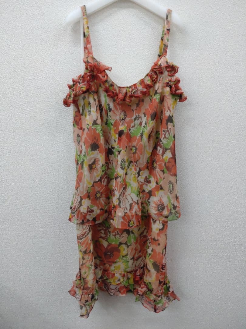 (4) POLO JEANS CO. RALPH LAUREN花柄 セットアップLAUREN JEANS CO.;没有明显的损伤或污渍