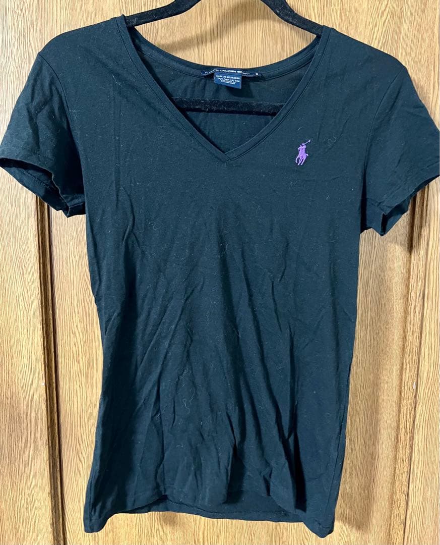 ラルフローレン VネックTシャツRalph Lauren;没有明显的损伤或污渍
