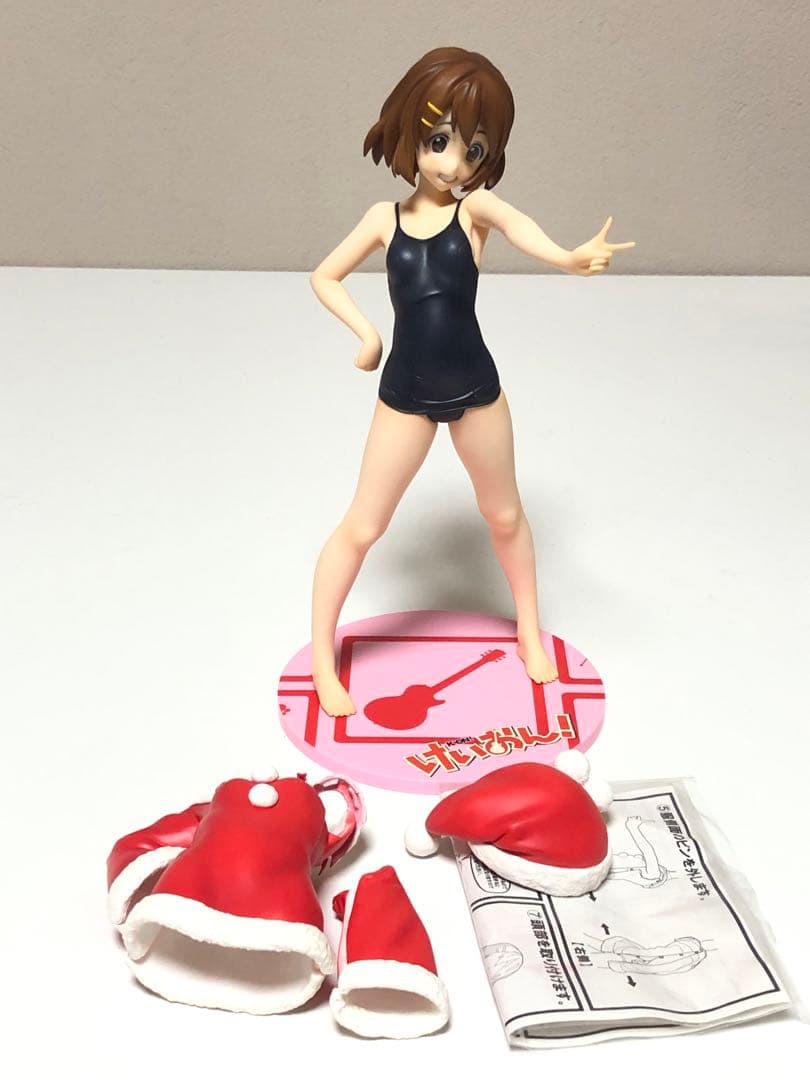 【ジャンク扱】マックスファクトリー けいおん！ 平沢唯 サンタ スク水整体状态不佳