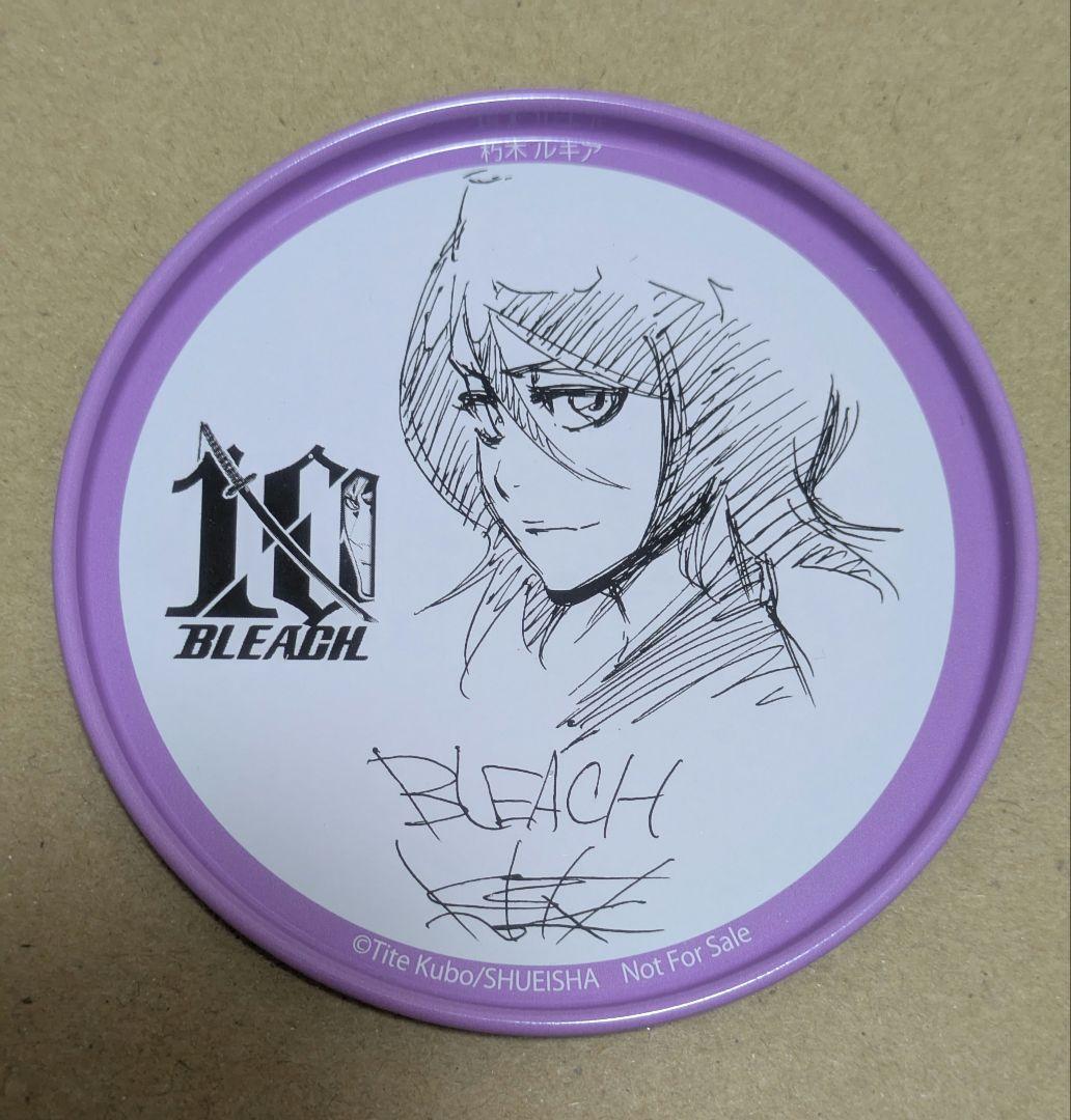 BLEACH ブリーチ 朽木ルキア コースター 10周年 缶コースター