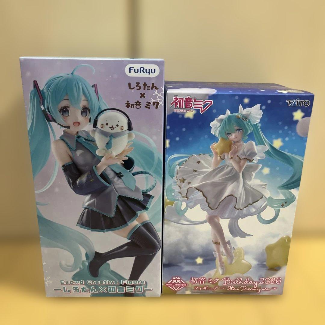 初音ミク フィギュア 2種セット しろたん Birthday 2026 AMP+