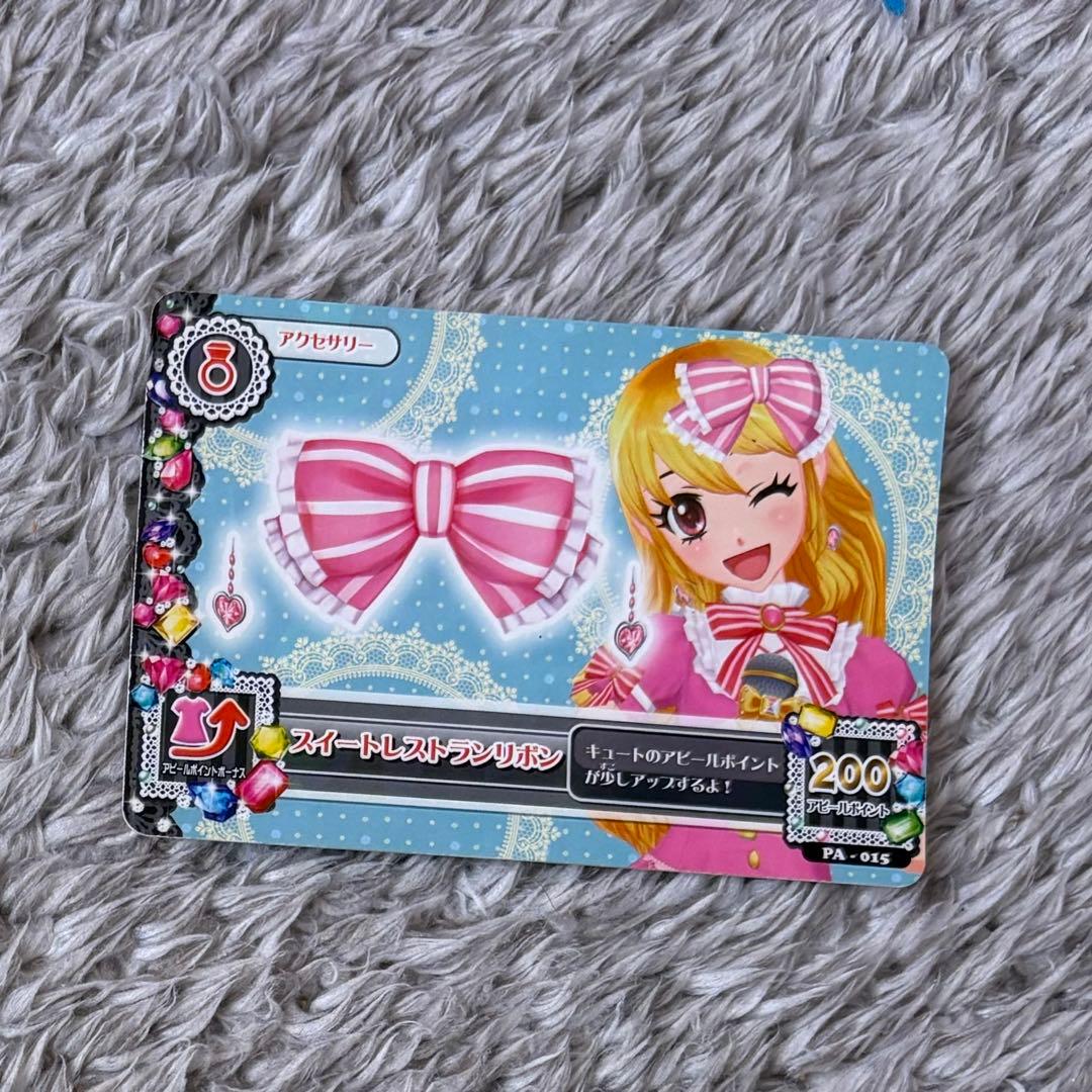 アイカツ　スイートレストランリボン　星宮いちご　アイカツスタイルTシャツ購入特典没有明显的损伤或污渍