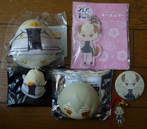 刀剣乱舞 髭切 ちゅんコレ アクリル根付 アクキー スクイーズ 刀犬乱舞未使用