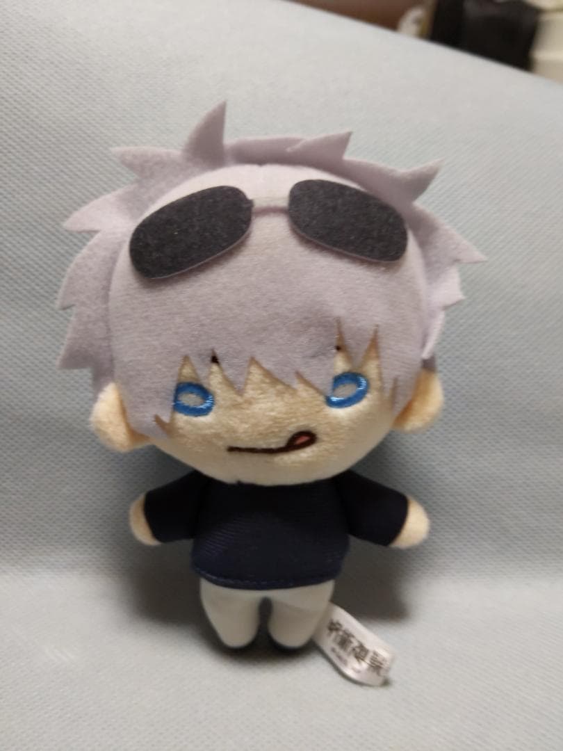 呪術廻戦 にとたん ボールチェーン マスコット ぬいぐるみ 私服 五条悟
