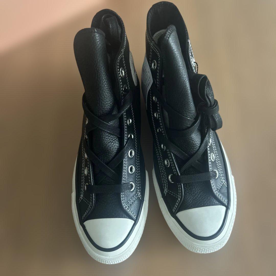 Converse All Star レザー ハイカット ブラックConverse;未使用