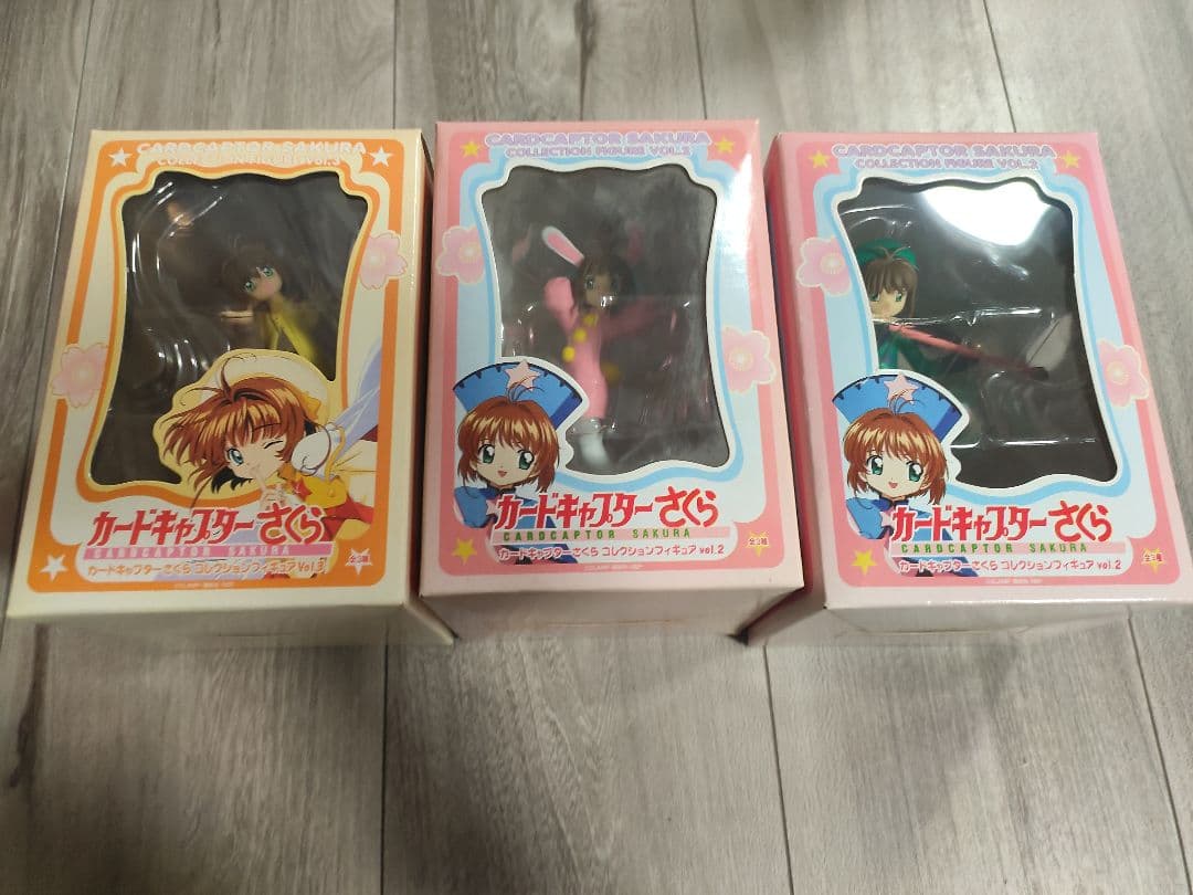 カードキャプターさくら　コレクションフィギュア 3種セット