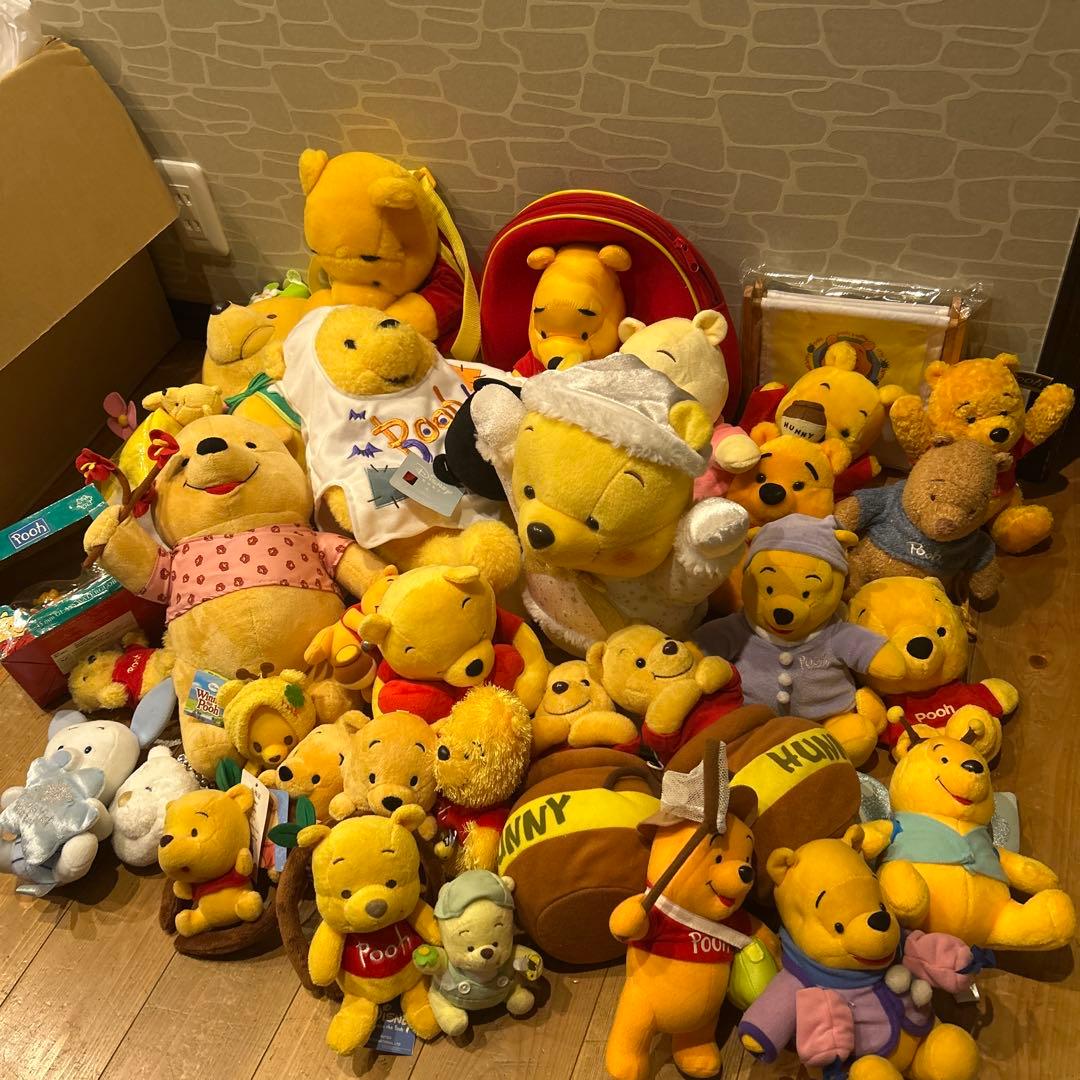 プーさん　ぬいぐるみ他　まとめ売り　大量没有明显的损伤或污渍