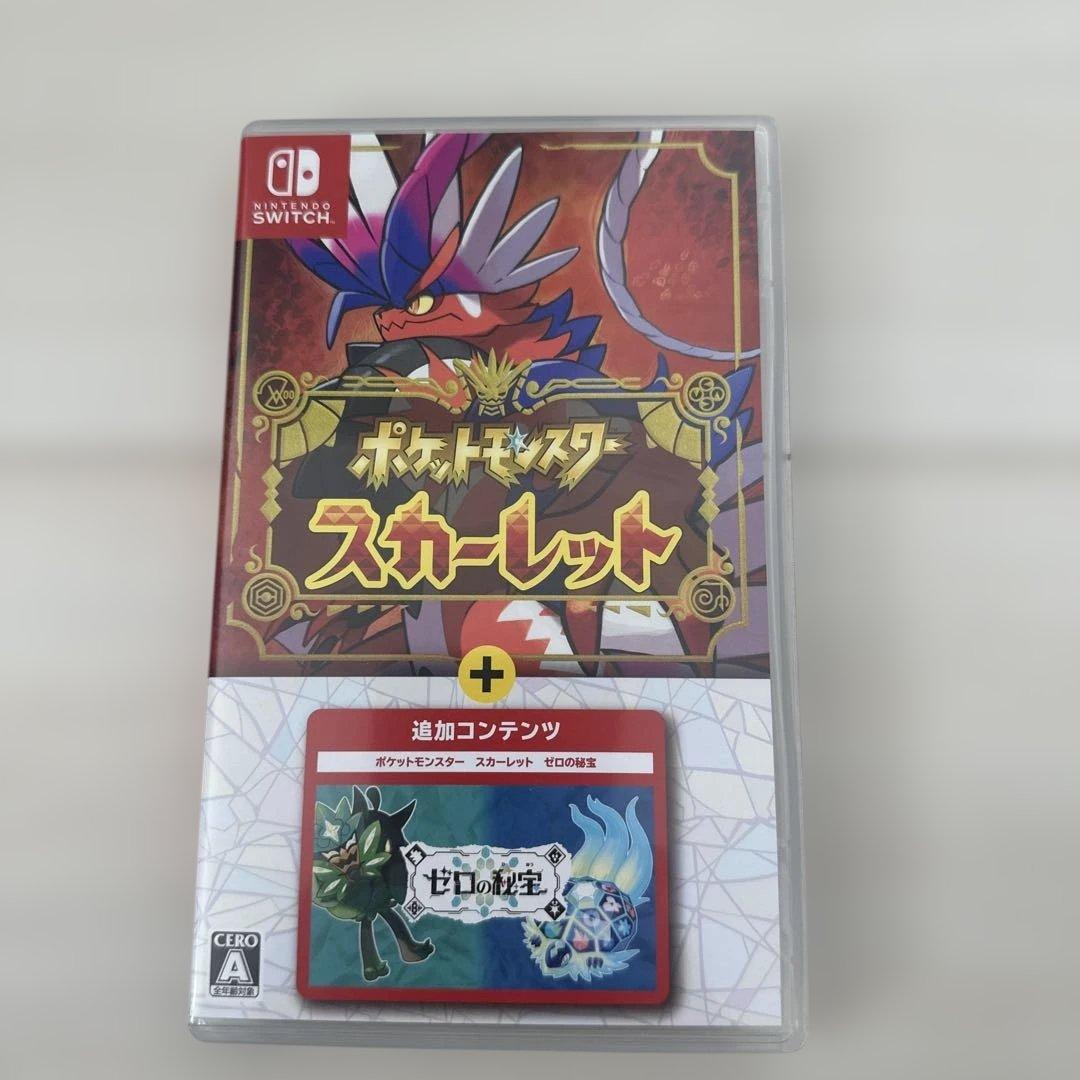 任天堂 Switch ポケットモンスター スカーレット+ゼロの秘宝Nintendo Switch;没有明显的损伤或污渍