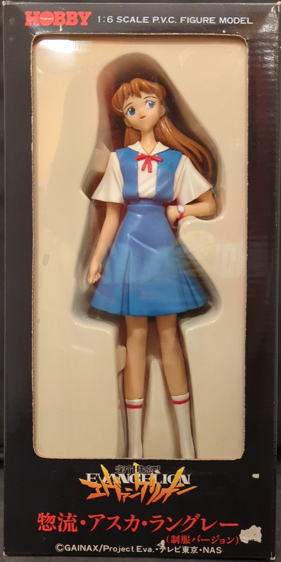 ツクダホビー 1/6スケールPVCフィギュアモデル 惣流・アスカ・ラングレー 制服バージョン PVC