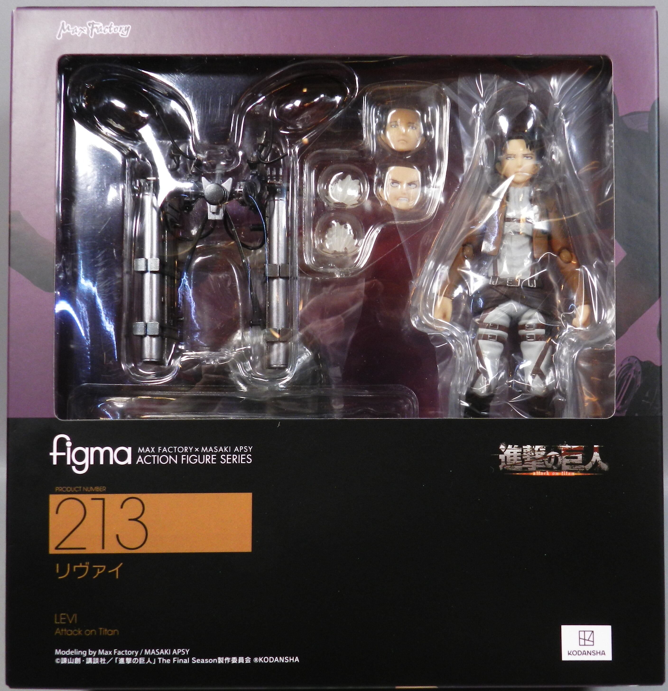 figma 213 リヴァイ 進撃の巨人 開封品 本体未使用 再販)figma 213 進撃の巨人 リヴァイ 進撃の巨人 リヴァイ 進撃の巨人