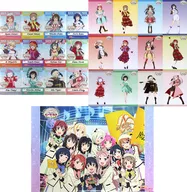 集合 バックステージパス風ステッカー12枚セット＆L判ブロマイド12枚セット＆A3クリアポスター 「ラブライブ!虹ヶ咲学園スクールアイドル同好会 5th Live! Blu-ray Memorial BOX」 アニメイト購入特典