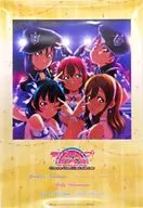 B4クリアポスター ジャケットイラスト 「CD ラブライブ!サンシャイン!!The School Idol Movie Over the Rainbow 挿入歌シングル Saint Aqours Snow / Believe again/Brightest Melody/Over The Next Rainbow」 アニメイト購入特典