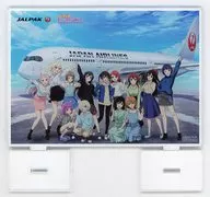 [単品] 集合 アクリルスタンド 「ラブライブ! 虹ヶ咲学園スクールアイドル同好会 ニジガクメンバーに会いにお台場・有明 空の旅!」 JALダイナミックパッケージツアー参加者特典