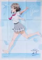 B2布ポスター 渡辺曜 「ラブライブ!サンシャイン!! 9th Anniversary Grand Showcase ～永久memories～×展くじ」 A-5賞