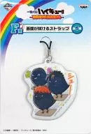 日向＆西谷＆田中(ヒナガラス) 画面が拭けるストラップ 「一番くじ ハイキュー!!～激闘全力!休息全力!～」 F賞