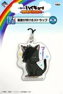 黒尾鉄朗(音駒ネコ) 画面が拭けるストラップ 「一番くじ ハイキュー!!～激闘全力!休息全力!～」 F賞