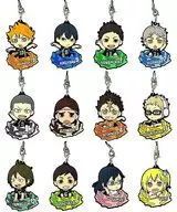 全12種セット 烏野ラバーストラップ きゅんキャラいらすとれーしょんず 「一番くじ ハイキュー!!～英雄豪結!!～」 M賞