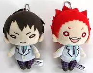 牛島＆天童セット にとたん ボールチェーン付ぬいぐるみセット(2個組) 「ハイキュー!!」 ジャンプフェスタ2017グッズ