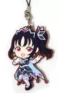 鹿角聖良 Awaken the power ver. ラバーストラップ きゅんキャラいらすとれーしょんず 「一番くじ ラブライブ!サンシャイン!!-6th-」 N賞