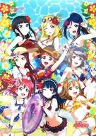 A2トリックアートポスター Aqours(水着編) 「ラブライブ!サンシャイン!!」（破損品：曲がり癖有り）