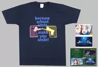 千歌＆梨子 ～やってみない?スクールアイドルTシャツ～ ダークブルー XLサイズ 「ラブライブ!サンシャイン!!」 浦の星女学院購買部 公式メモリアルアイテム #2