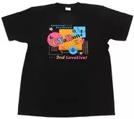 イベントロゴ Tシャツ ブラック Sサイズ 「ラブライブ!サンシャイン!! CYaRon!2nd LoveLive! ～大革命☆Wake Up Kingdom～」