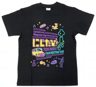 ロゴ Tシャツ ブラック Sサイズ 「ラブライブ!虹ヶ咲学園スクールアイドル同好会 にじたび!TOKIMEKI FAN MEETING TOUR」
