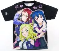 Guilty Kiss フルグラフィックTシャツ ブラック Mサイズ 「Hybrid Mind Market×ラブライブ!サンシャイン!! セレクトショップ」