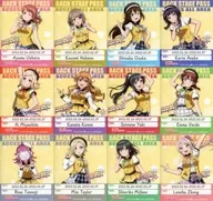 [単品] 集合 バックステージパス風ステッカー12枚セット 「ラブライブ!虹ヶ咲学園スクールアイドル同好会 4th Live! Blu-ray Memorial BOX」 アニメイト購入特典