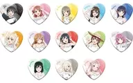 全13種セット 「ラブライブ!虹ヶ咲学園スクールアイドル同好会 ハート形キャラバッジコレクション」
