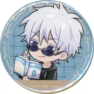 五条悟(机) 缶バッジ 「まるくじ 劇場版 呪術廻戦 0 まったり読書時間」 小吉11