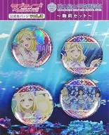 小原鞠莉セット 公式缶バッジvol.3(4個セット) 「ラブライブ!サンシャイン!!」 浦の星女学院購買部グッズ