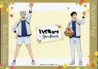 木兎光太郎＆赤葦京治 A4ペーパーランチョンマット 「ハイキュー!!×SWEETS PARADISE 第2弾」 コラボカフェ利用特典