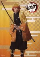 植田圭輔(我妻善逸)/キャラクターショット/「DMMスクラッチ! 舞台『鬼滅の刃』其ノ弐 絆」Wチャンス賞 ブロマイド 第03弾