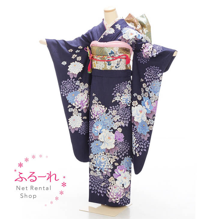 振袖　レンタル／振袖レンタル／振袖レンタル　結婚式／振袖　レンタル　結婚式／結婚式　振袖／振袖　セット／振袖　フルセット／振袖　草履　バッグ／着物　振袖／着物　振袖　レンタル　NRF0076【150cm~157cm】