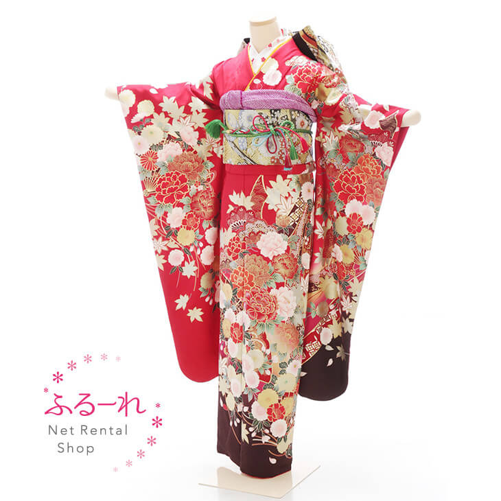 振袖　レンタル／振袖レンタル／振袖レンタル　結婚式／振袖　レンタル　結婚式／結婚式　振袖／振袖　セット／振袖　フルセット／振袖　草履　バッグ／着物　振袖／着物　振袖　レンタル　NRF0115【150cm~160cm】fy16REN07
