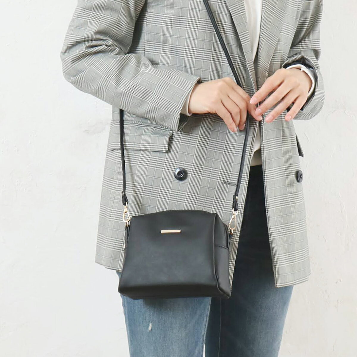 マチ広ミニポシェット BAG バッグ レディース メンズ 男女兼用 ユニセックス プレゼント おしゃれ お洒落 トレンド 映え バッグ ブラック ボルドー ブロンズ ヒョウ ゼブラ 秋 冬 25aw AW メール便不可