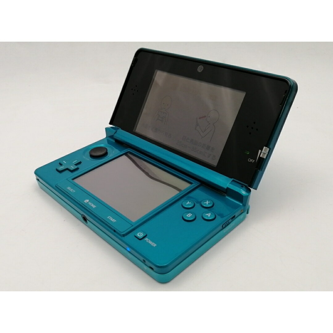 【中古】Nintendo ニンテンドー3DS （アクアブルー）CTR-S-BAAA【ECセンター】保証期間1ヶ月【ランクC】