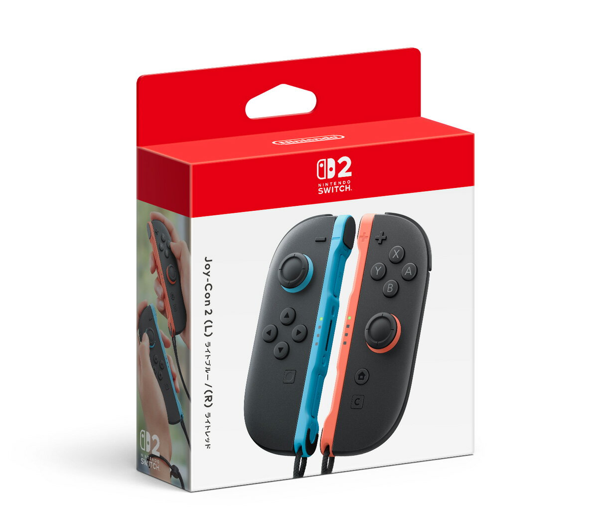 任天堂 【Switch2】Joy-Con 2 (L) ライトブルー/(R) ライトレッド [BEE-A-JAAAA NSW2 ジョイコン2 LRライト]
