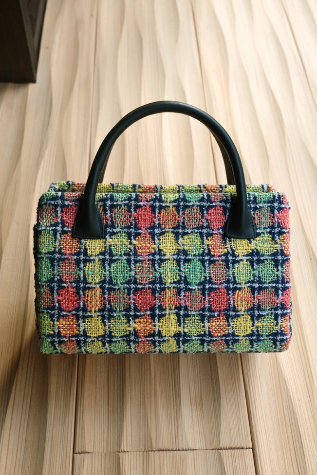 [京都富小路きねや] 和装バッグ　小町袋ミニ ファンシーツイード(11) ＃リントン・ツイード