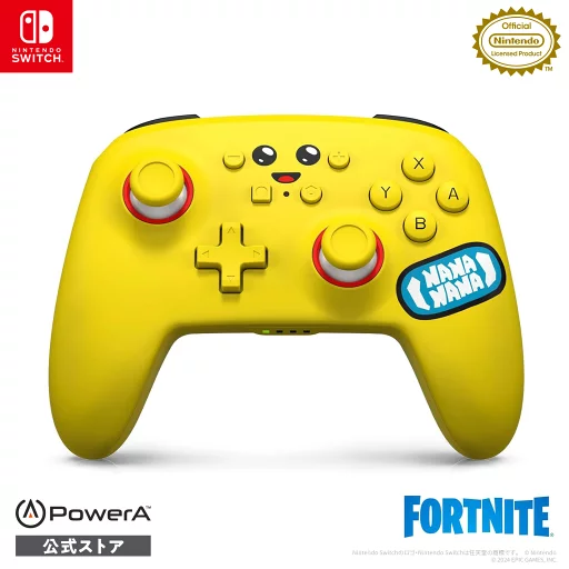 【PowerA™公式ストア】【任天堂ライセンス商品】パワーエー エンハンスド・ワイヤレスコントローラー for Nintendo Switch - フォートナイトピーリー 充電式 ジャイロ機能 子ども プレゼント にもおすすめ NSGP0268JP-01
