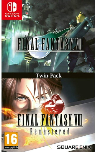 Final Fantasy VII & Final Fantasy VIII Remastered Twin Pack ファイナルファンタジー リマスター ツインパック Nintendo switch ニンテンドー スイッチ ソフト版 日本語対応 輸入ver.