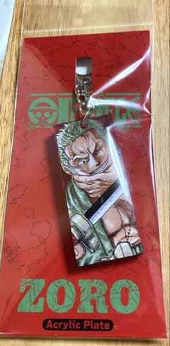 ワンピース ZORO アクリルプレートキーホルダー　ゾロ