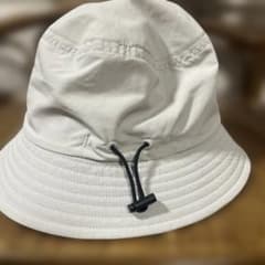 MUJI ドローコード付き バケットハット ライトグレー