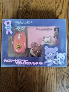 【新品未使用】リラックマ　マウス＆マウスパッド　ピンク