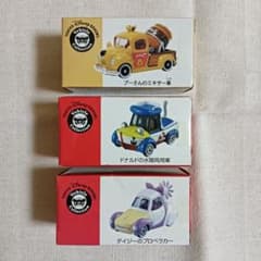 ディズニー トミカ ビークルコレクション ドナルド デイジー プーさん 3種