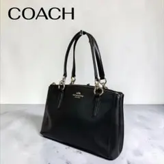 良品 COACH F36704 2WAYショルダーバッグ 黒 コーチ