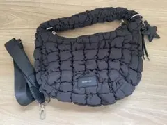 BAYFLOW ベイフロー キルティング ショルダーバッグ ブラック